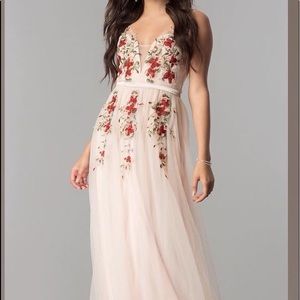 Light Pink Tulle Prom Dress